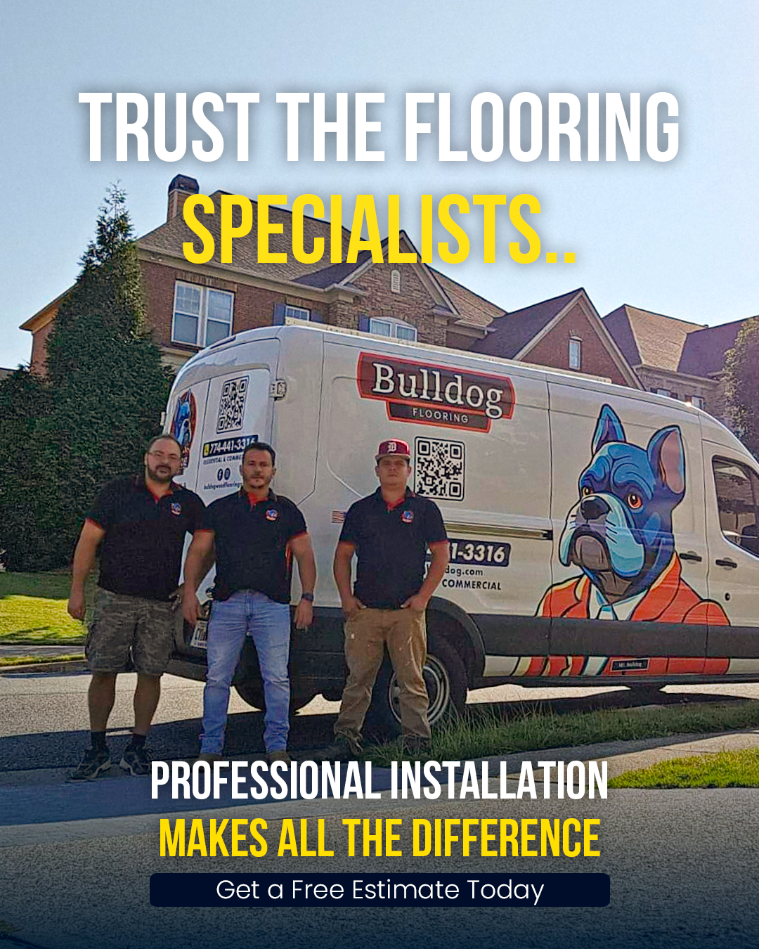 Bulldog Flooring team at work